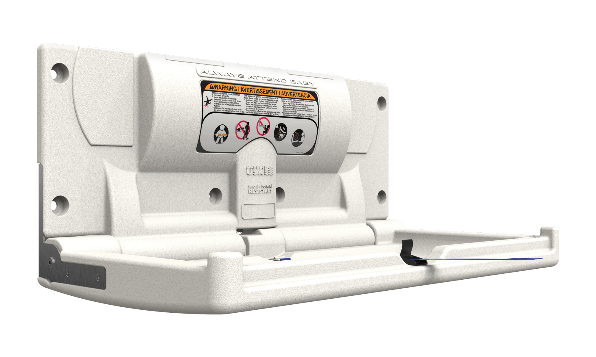 Horizontal baby changing station hotsell